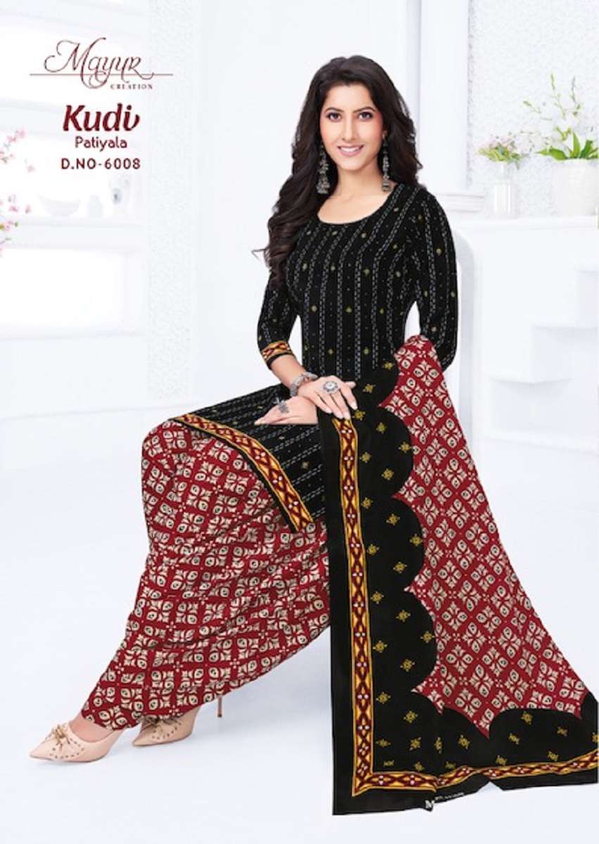 MAYUR KUDI VOL-6 – DRESS MATERIAL Wholesale catalog