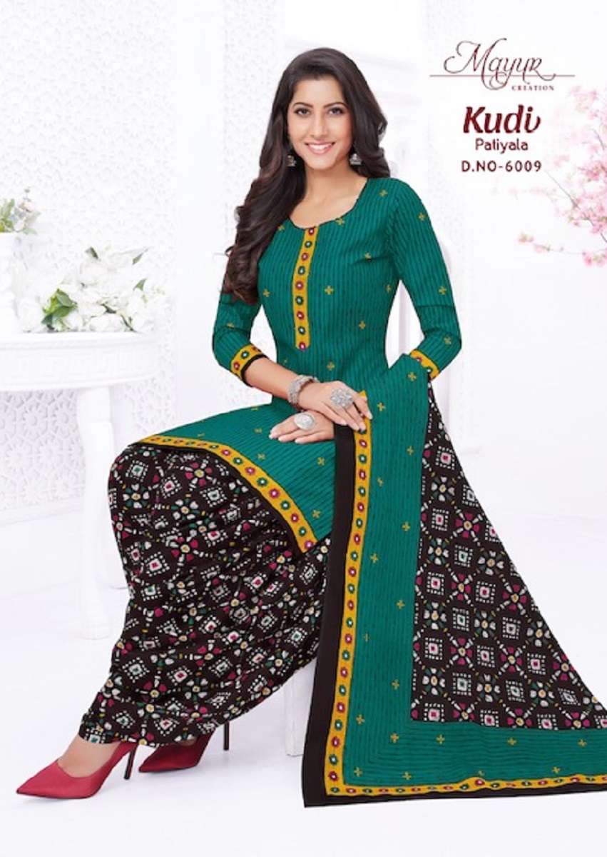 MAYUR KUDI VOL-6 – DRESS MATERIAL Wholesale catalog