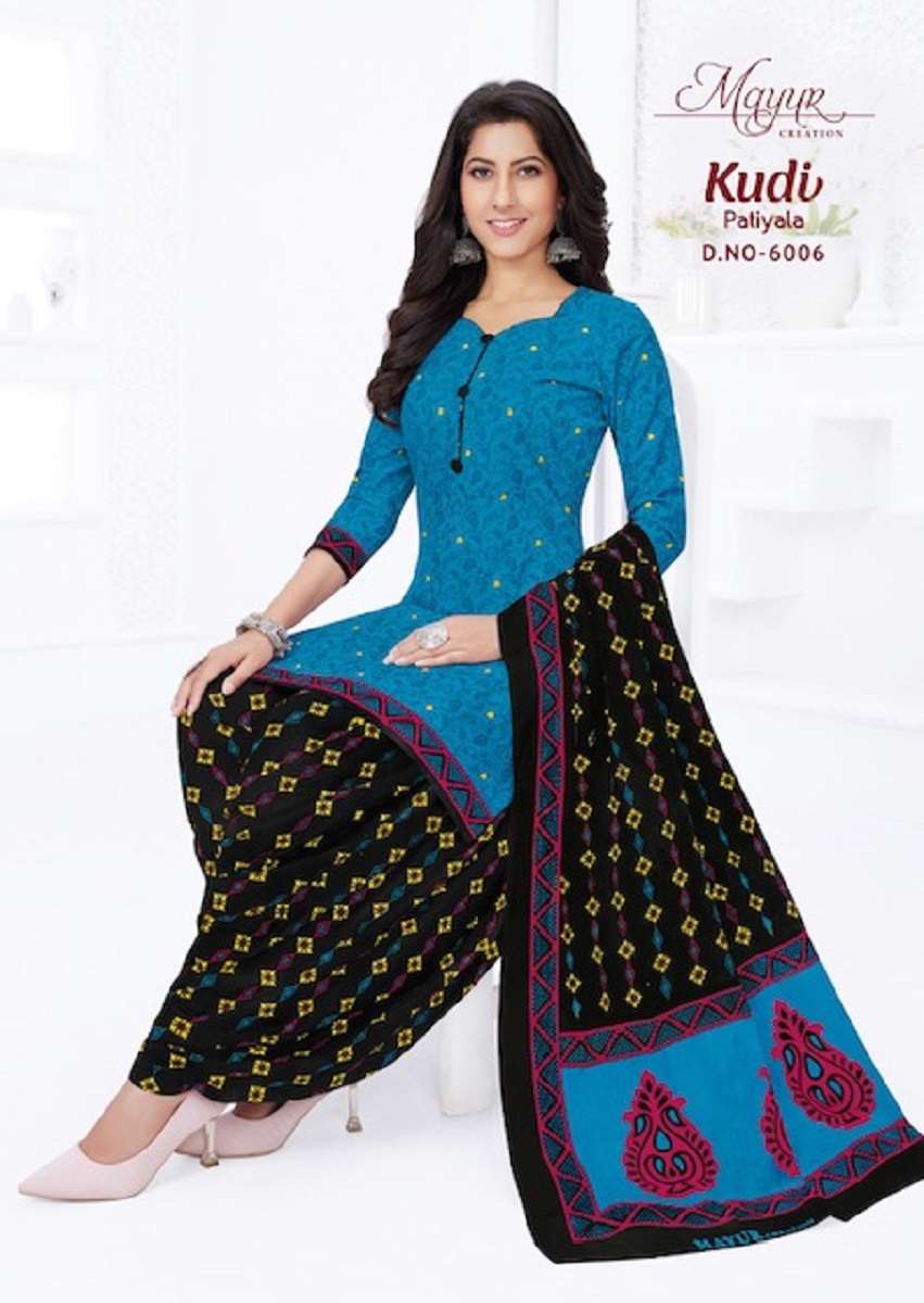 MAYUR KUDI VOL-6 – DRESS MATERIAL Wholesale catalog
