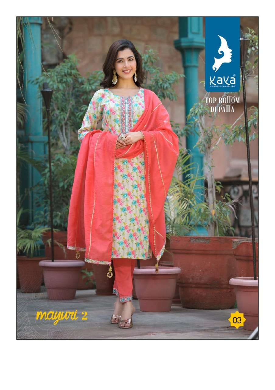 MAYURI 2 KAYA RAYON KURTI Wholesale catalog