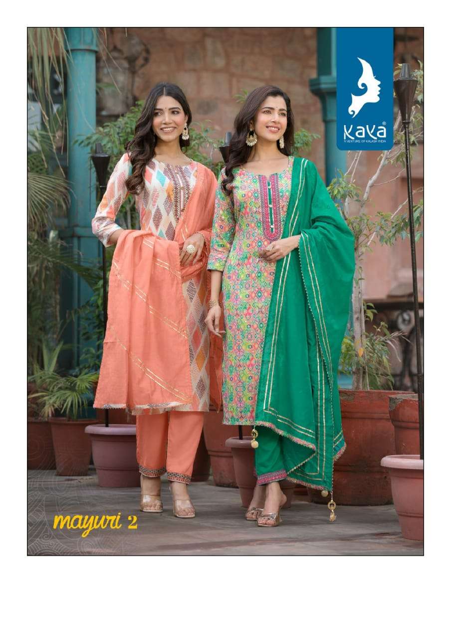 MAYURI 2 KAYA RAYON KURTI Wholesale catalog