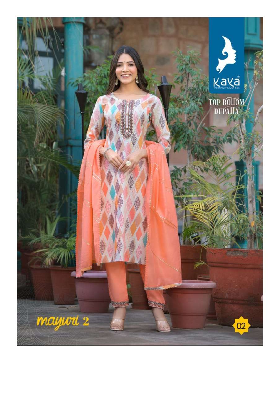 MAYURI 2 KAYA RAYON KURTI Wholesale catalog
