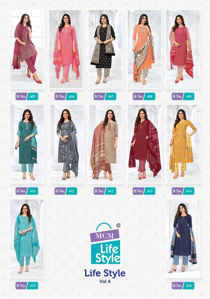 MCM Lifestyle Vol-4 – Kurti Pant Dupatta Wholesale catalog