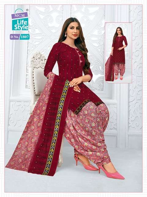 MCM PRIYA VOL-18 – DRESS MATERIAL Wholesale catalog