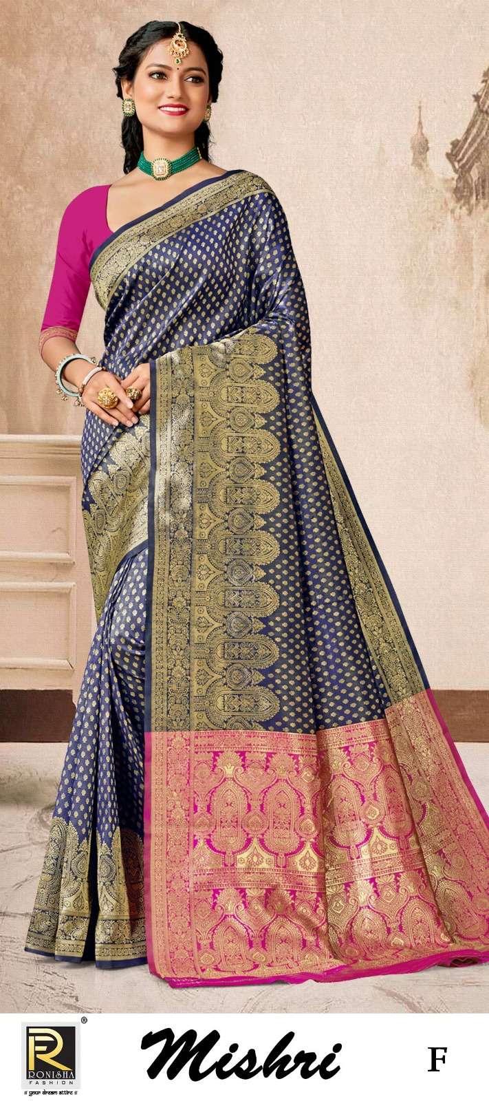 Mishri  by Ronisha saree silk fabrics super hit collecton 