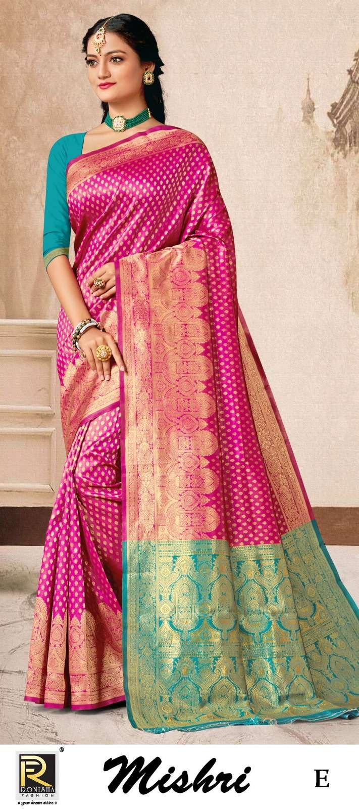 Mishri  by Ronisha saree silk fabrics super hit collecton 