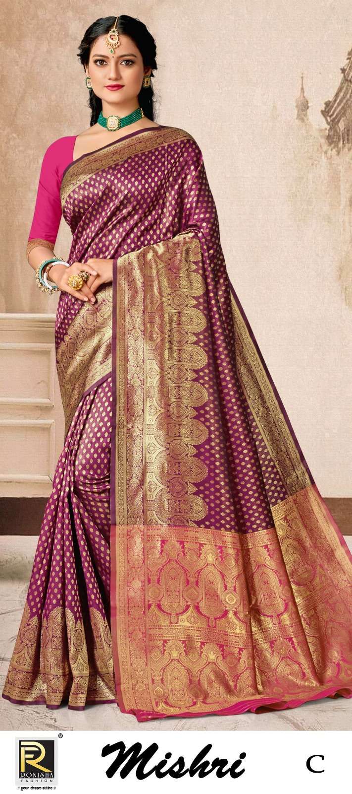 Mishri  by Ronisha saree silk fabrics super hit collecton 