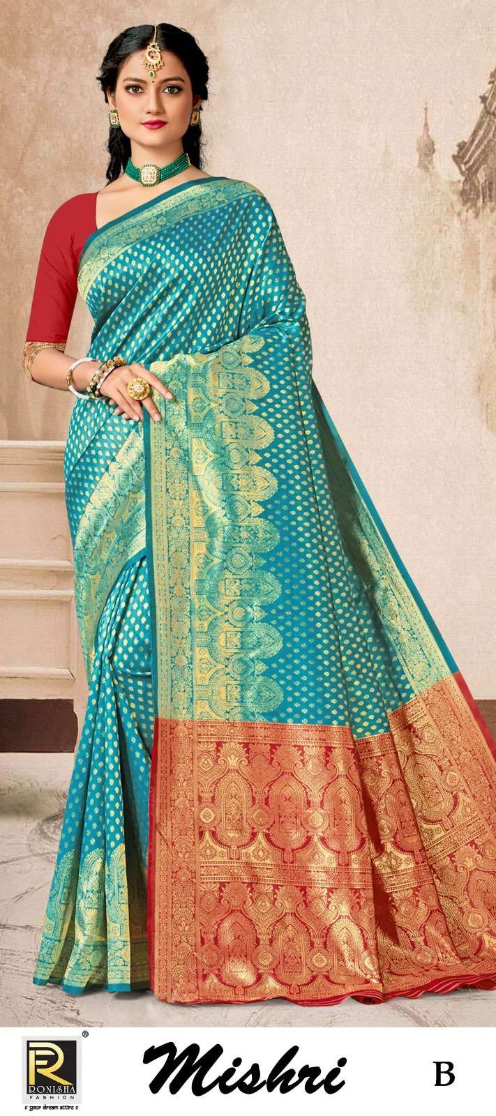 Mishri  by Ronisha saree silk fabrics super hit collecton 
