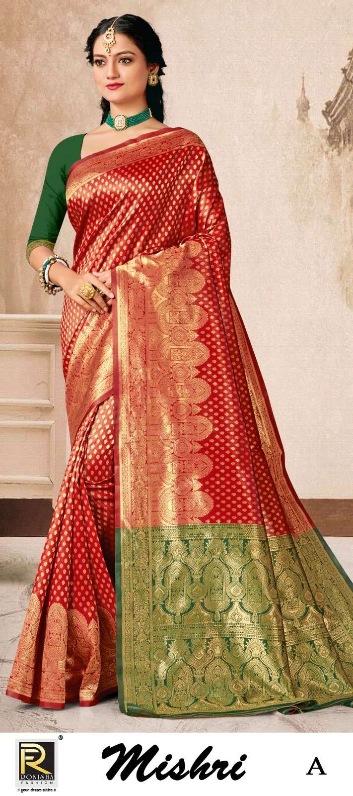 Mishri  by Ronisha saree silk fabrics super hit collecton 