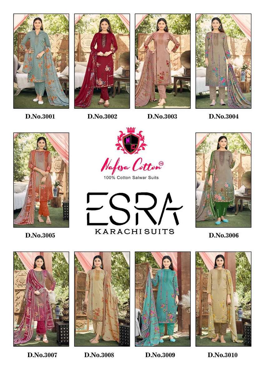 Nafisa Esra Karachi Vol-3 – Dress Material Wholesale catalog