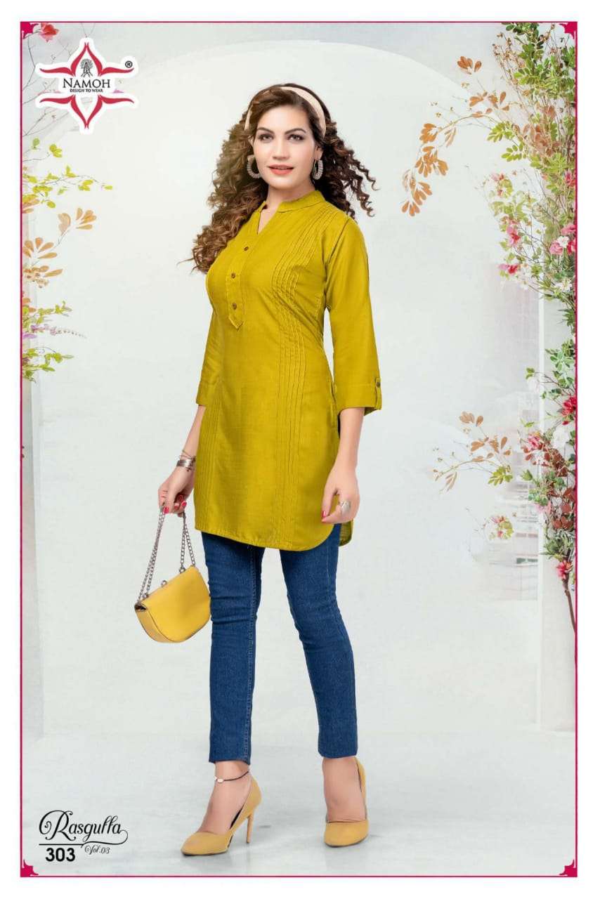 Namoh Rasgulla vol.3 Kurti Wholesale catalog