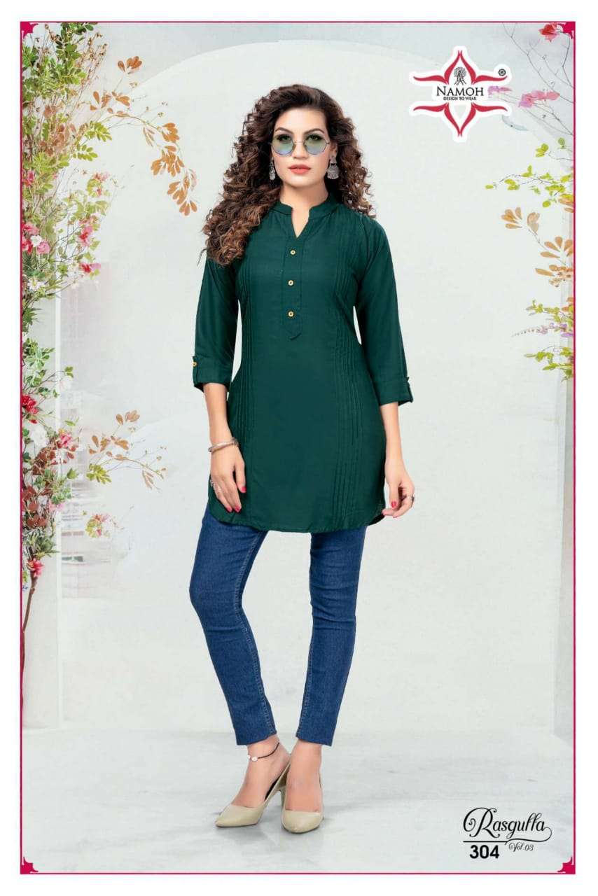 Namoh Rasgulla vol.3 Kurti Wholesale catalog