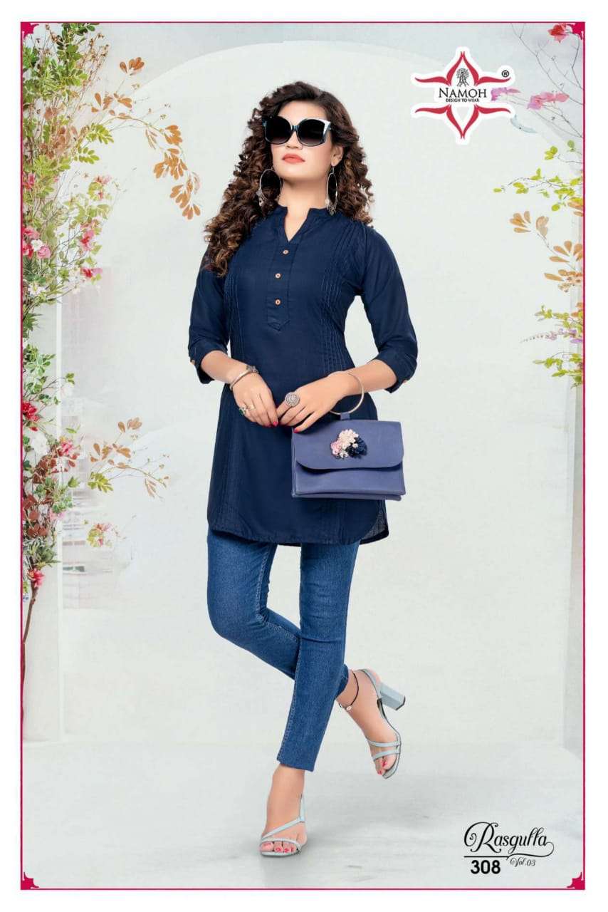 Namoh Rasgulla vol.3 Kurti Wholesale catalog