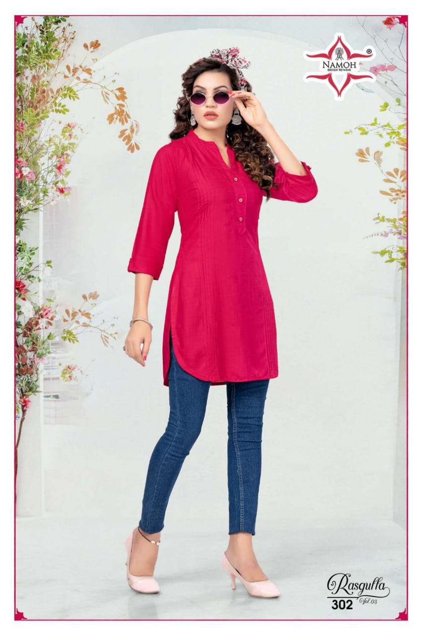 Namoh Rasgulla vol.3 Kurti Wholesale catalog