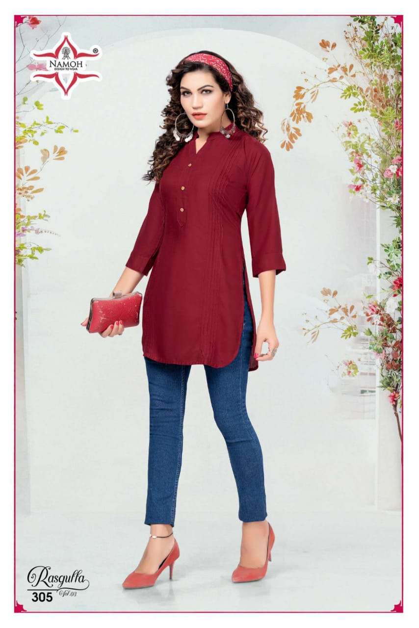 Namoh Rasgulla vol.3 Kurti Wholesale catalog