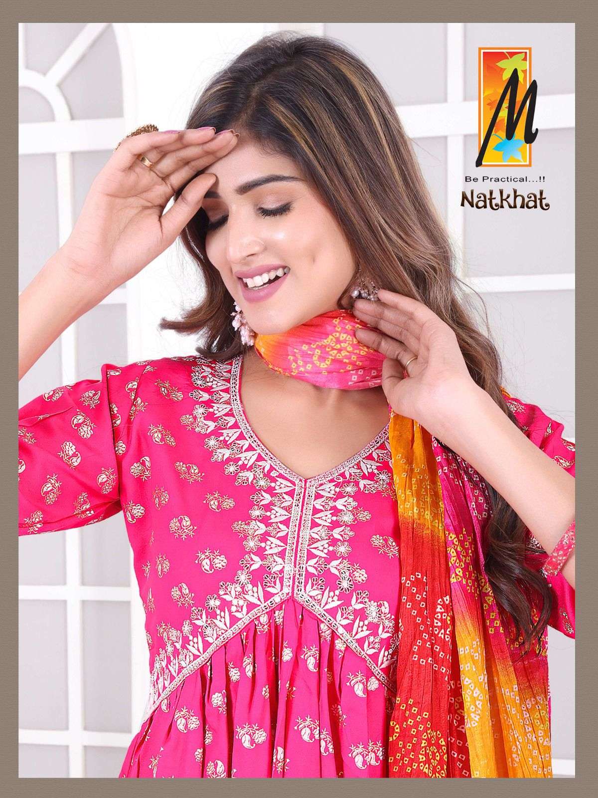 Natkhat AALIYA work pattern Kurti Wholesale catalog