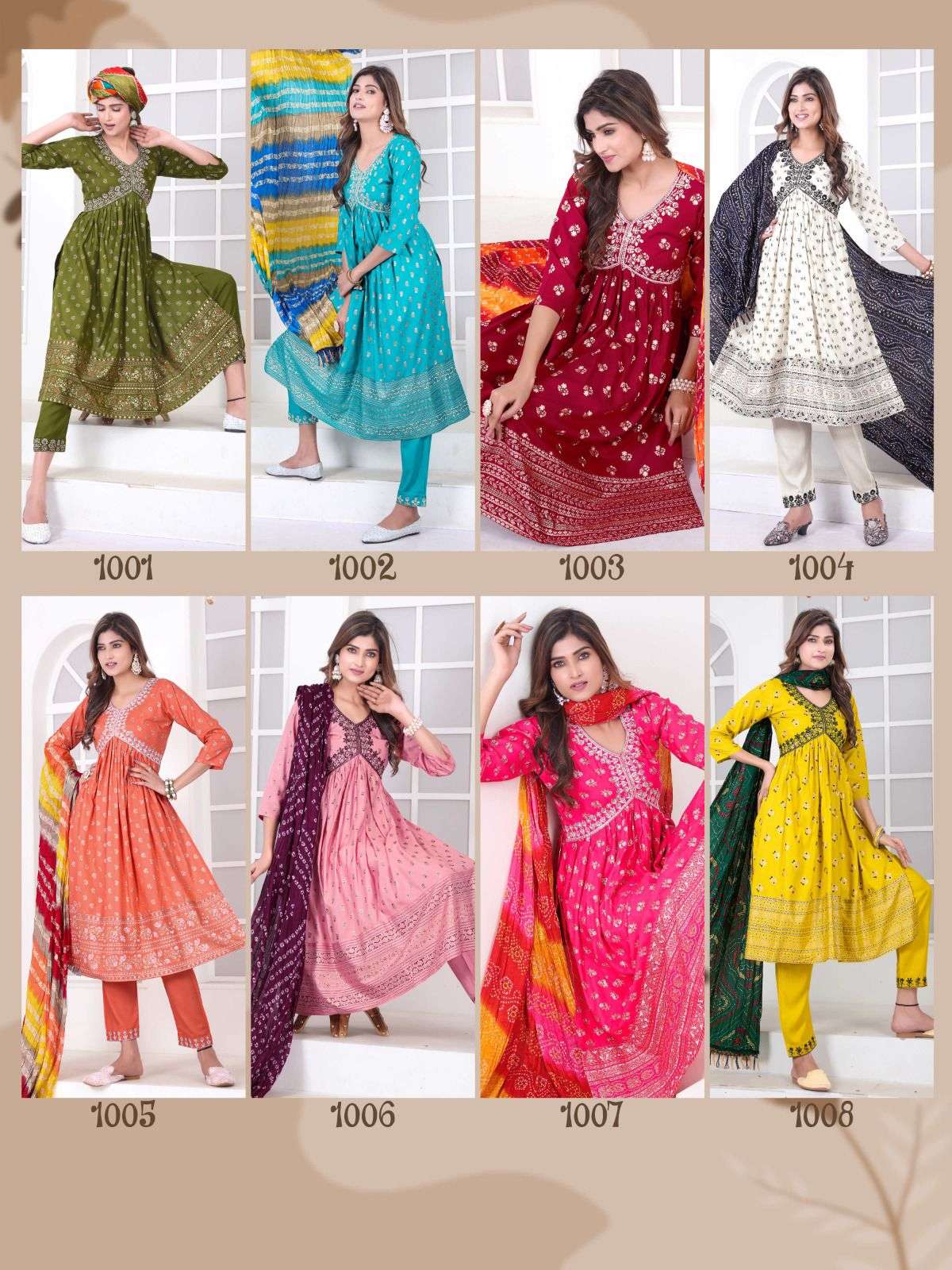 Natkhat AALIYA work pattern Kurti Wholesale catalog