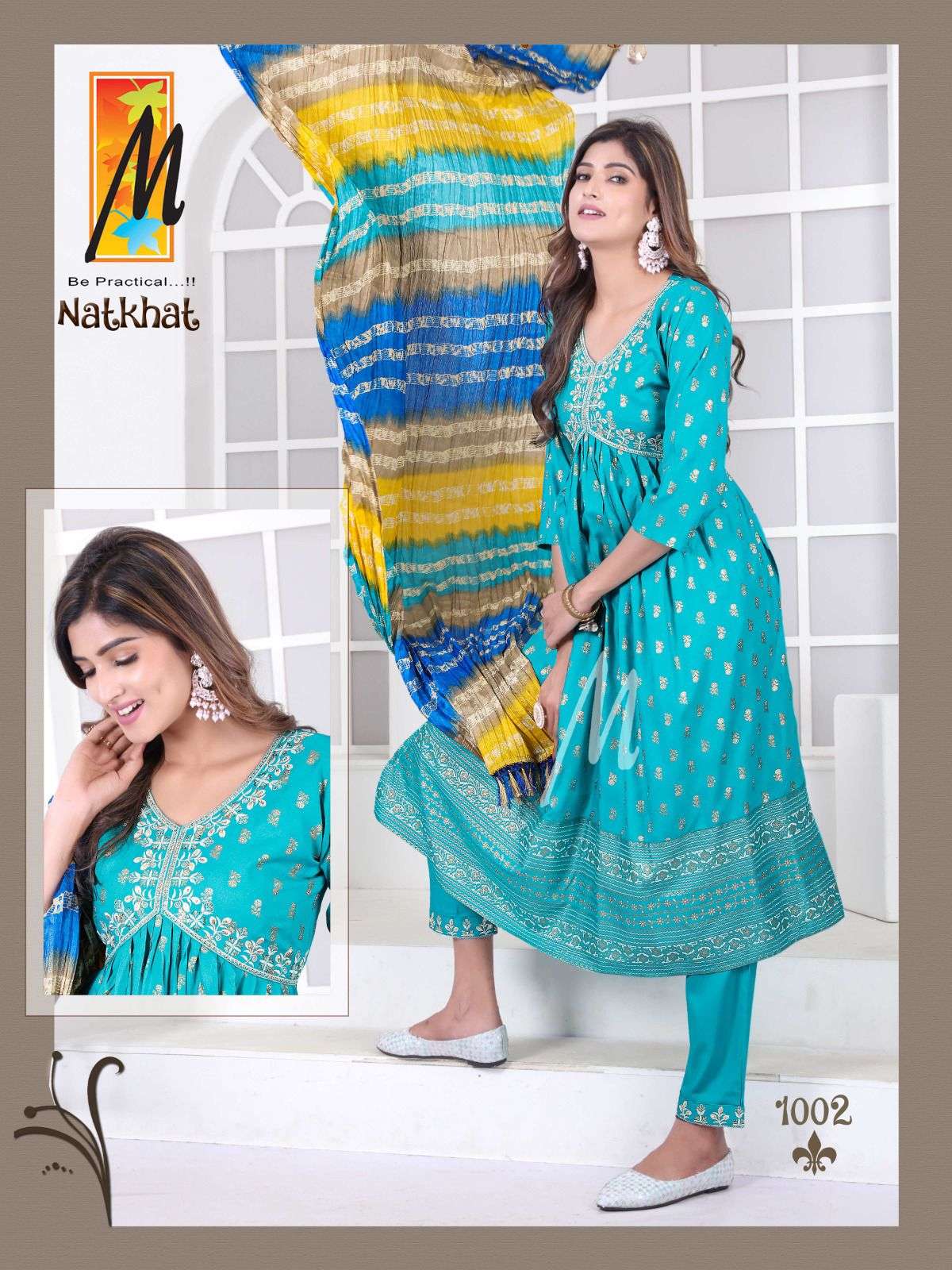 Natkhat AALIYA work pattern Kurti Wholesale catalog