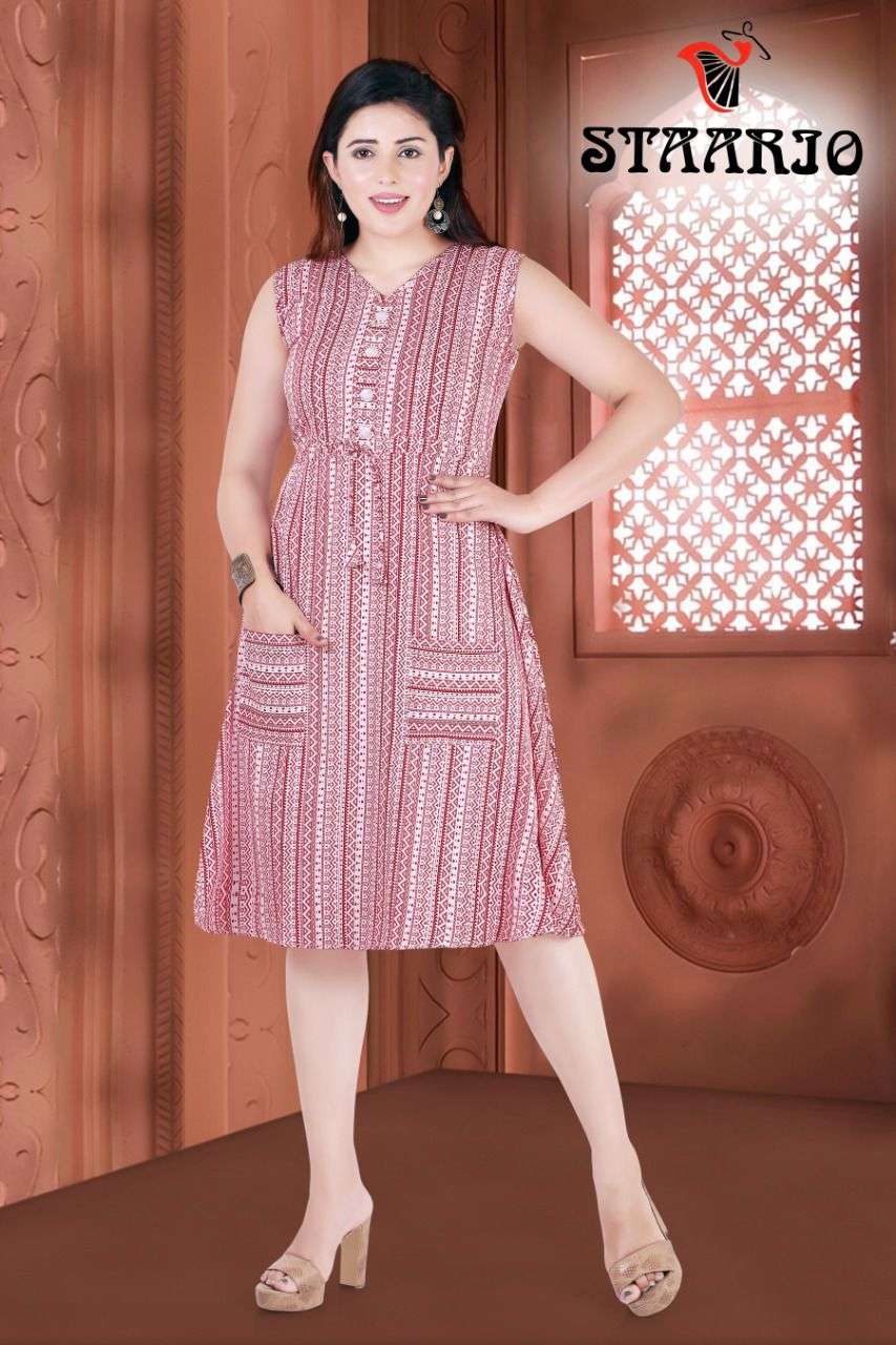 Shades of Pink Short Kurti With Printed Sharara and Chiffon Dupatta –  anokherang