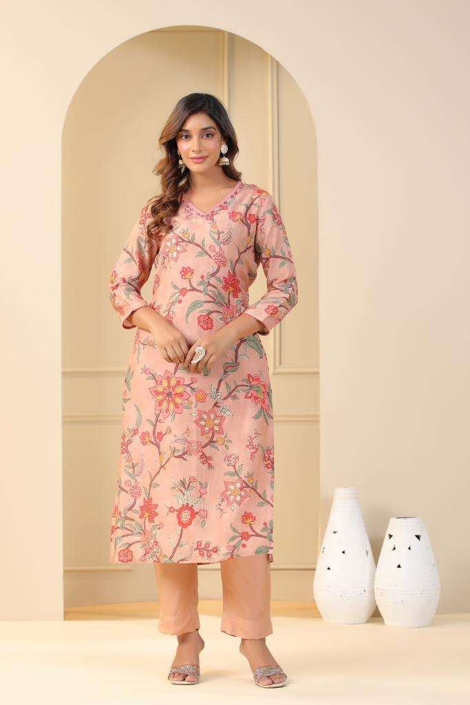 New Launch Maslin cream KURTI Wholesale catalog