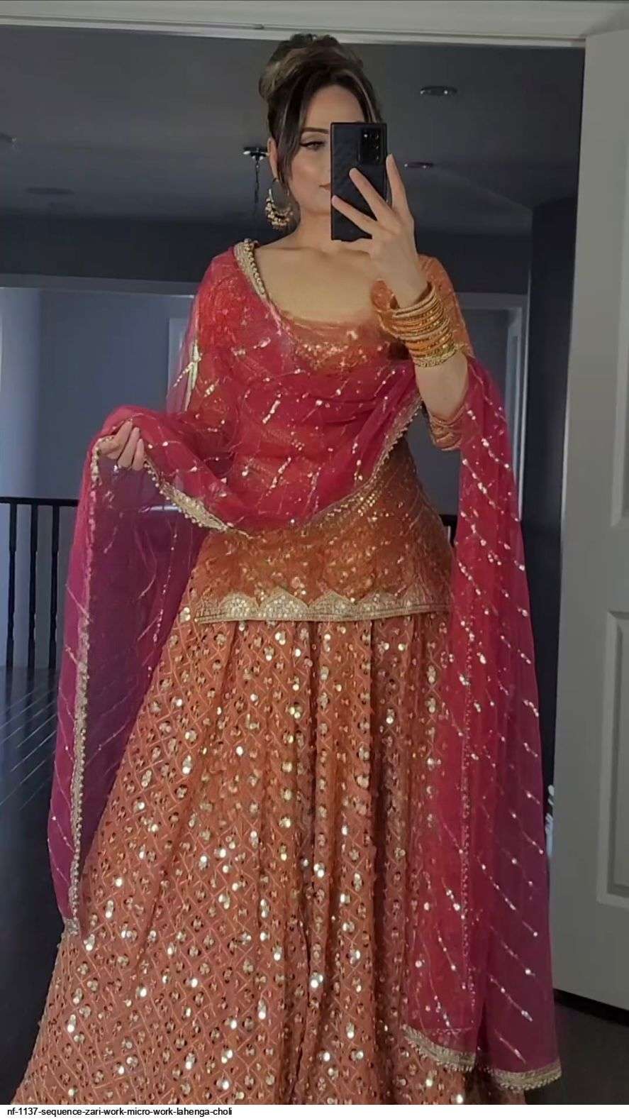 NF 1137 SEQUENCE ZARI WORK MICRO WORK LAHENGA CHOLI Wholesale catalog