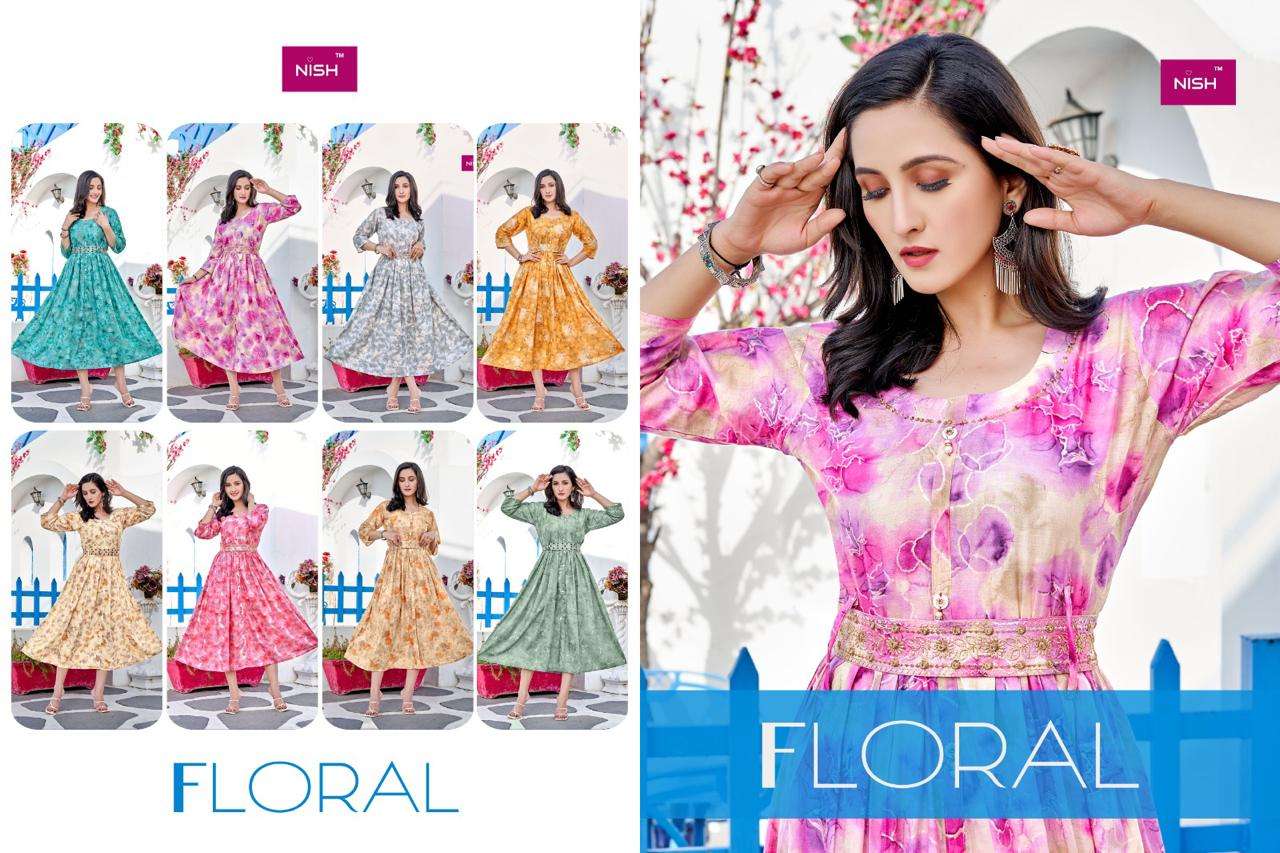 NISH FLORAL Kurti Wholesale catalog