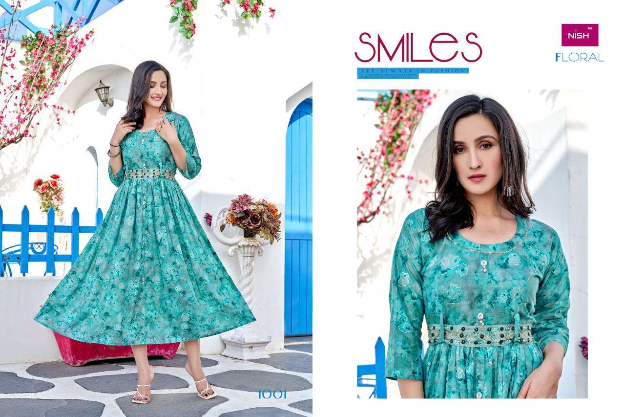 NISH FLORAL Kurti Wholesale catalog