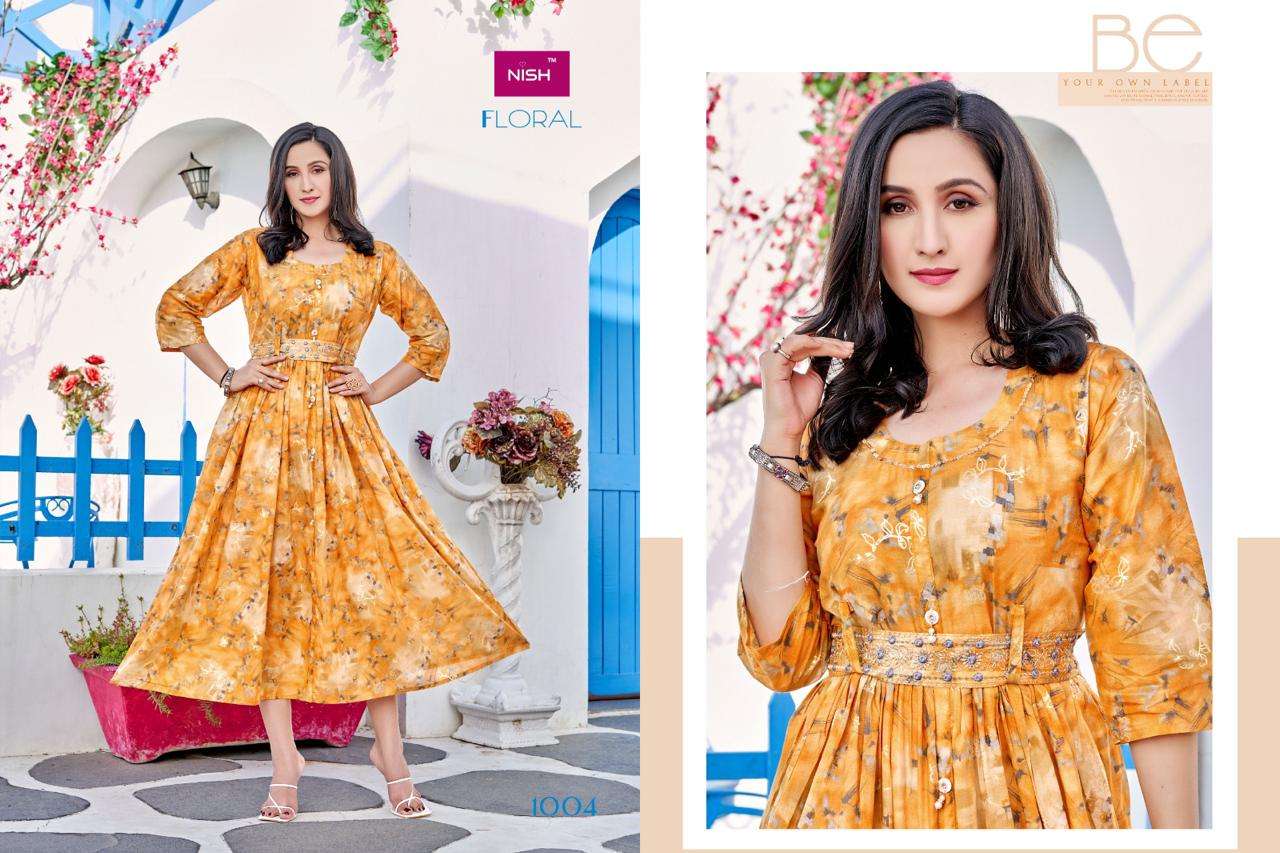 NISH FLORAL Kurti Wholesale catalog