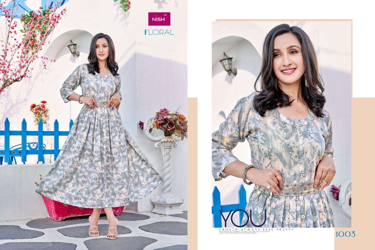 NISH FLORAL Kurti Wholesale catalog