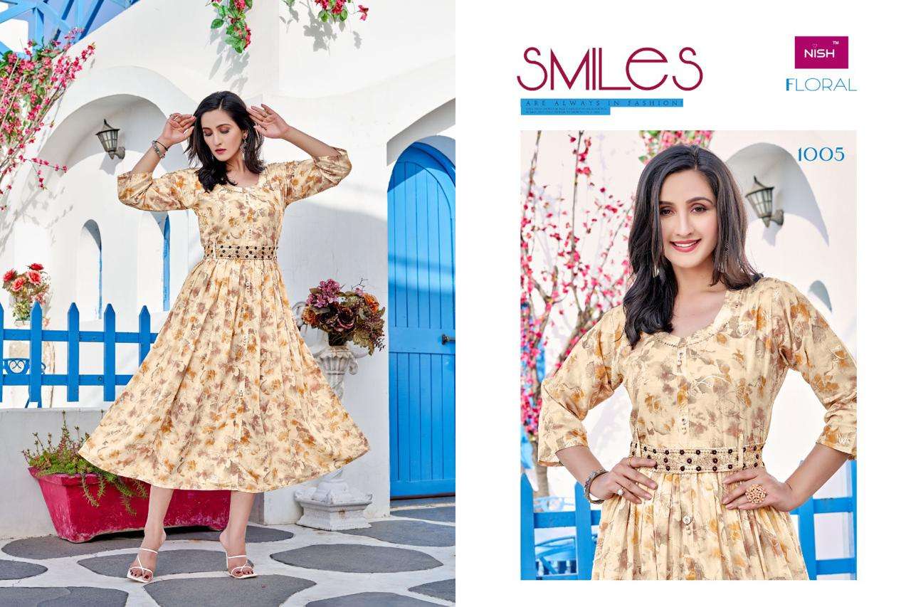NISH FLORAL Kurti Wholesale catalog