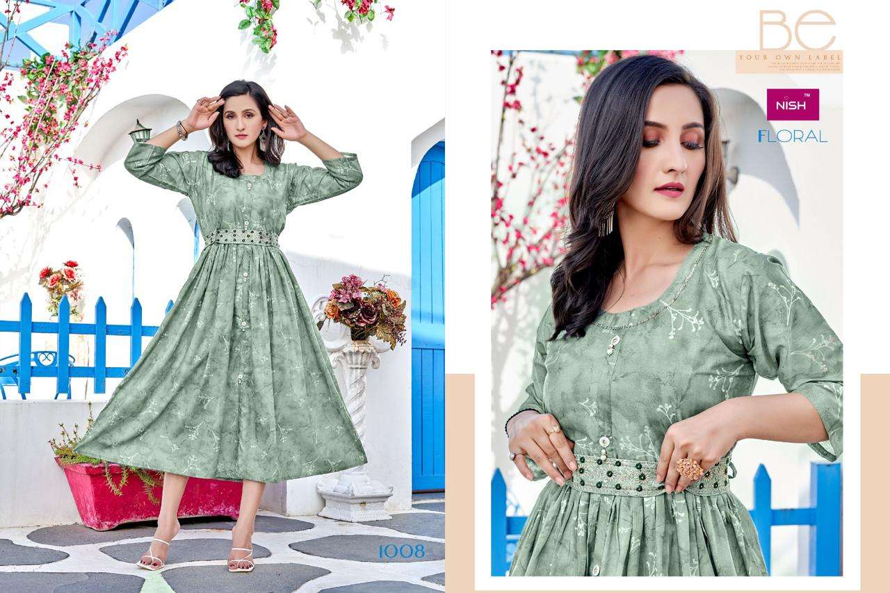 NISH FLORAL Kurti Wholesale catalog