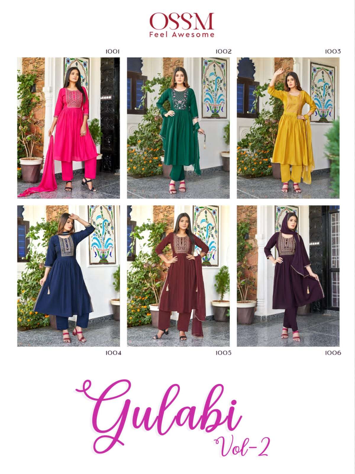 OSSM GULABI Vol 02 Kurti Wholesale catalog