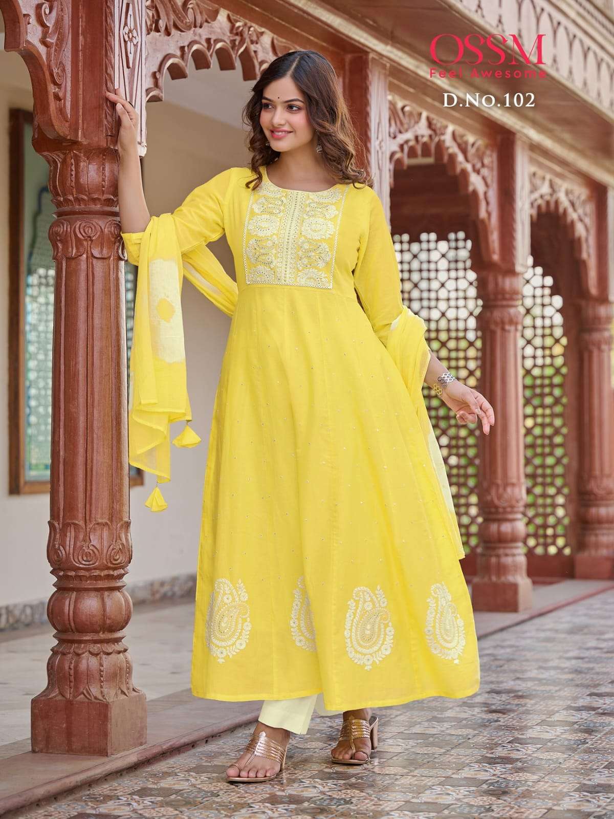 OSSM GULNAAZ Cotton Kurti Wholesale catalog