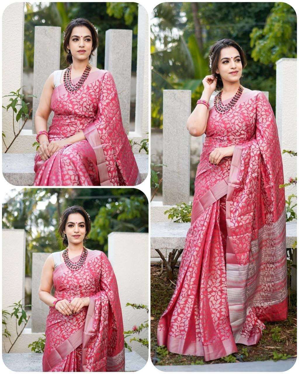 Panvel LITCHI SILK Saree Wholesale catalog