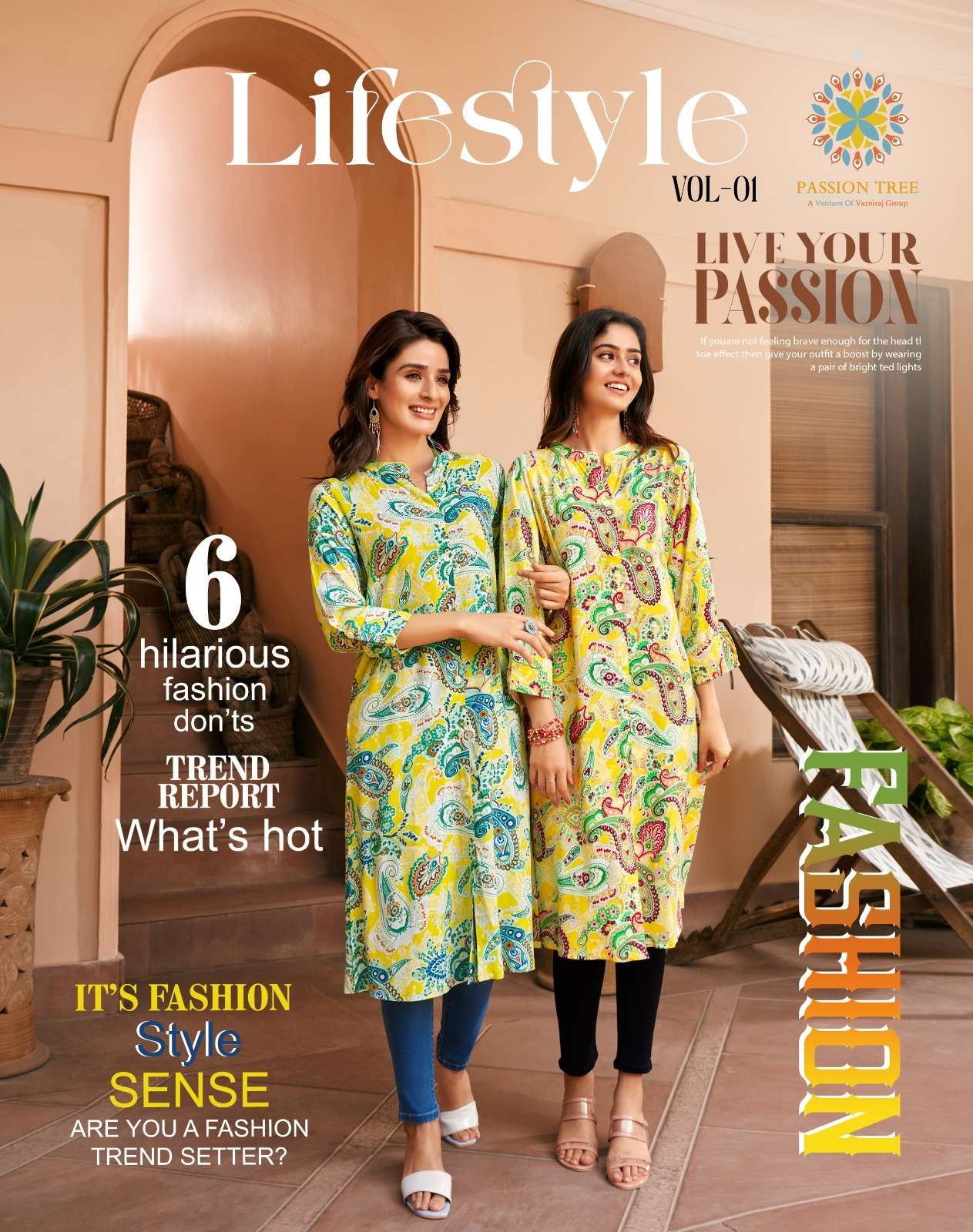 PASSION TREE LIFE STYLE Vol-1 KURTI WHOLESALE CATALOG