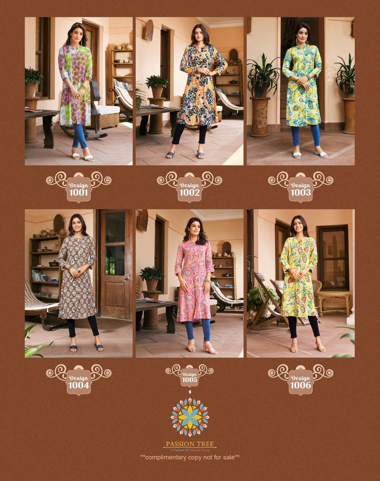 PASSION TREE LIFE STYLE Vol-1 KURTI WHOLESALE CATALOG