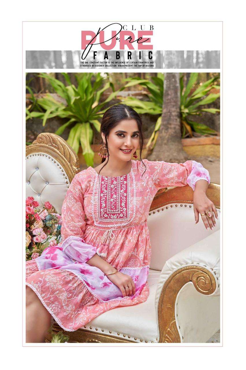 Pirohi  BAWAAL Pure Mul print Kurti Wholesale catalog