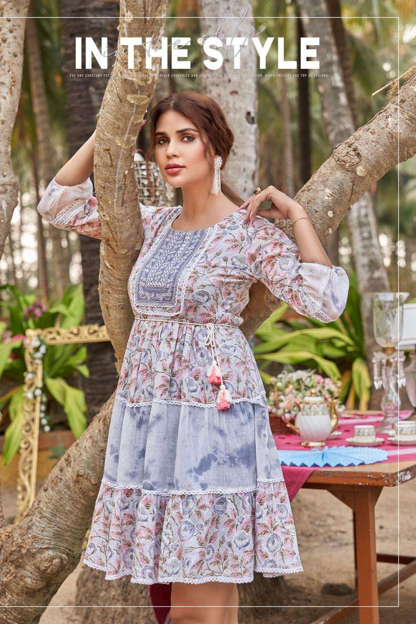 Pirohi  BAWAAL Pure Mul print Kurti Wholesale catalog