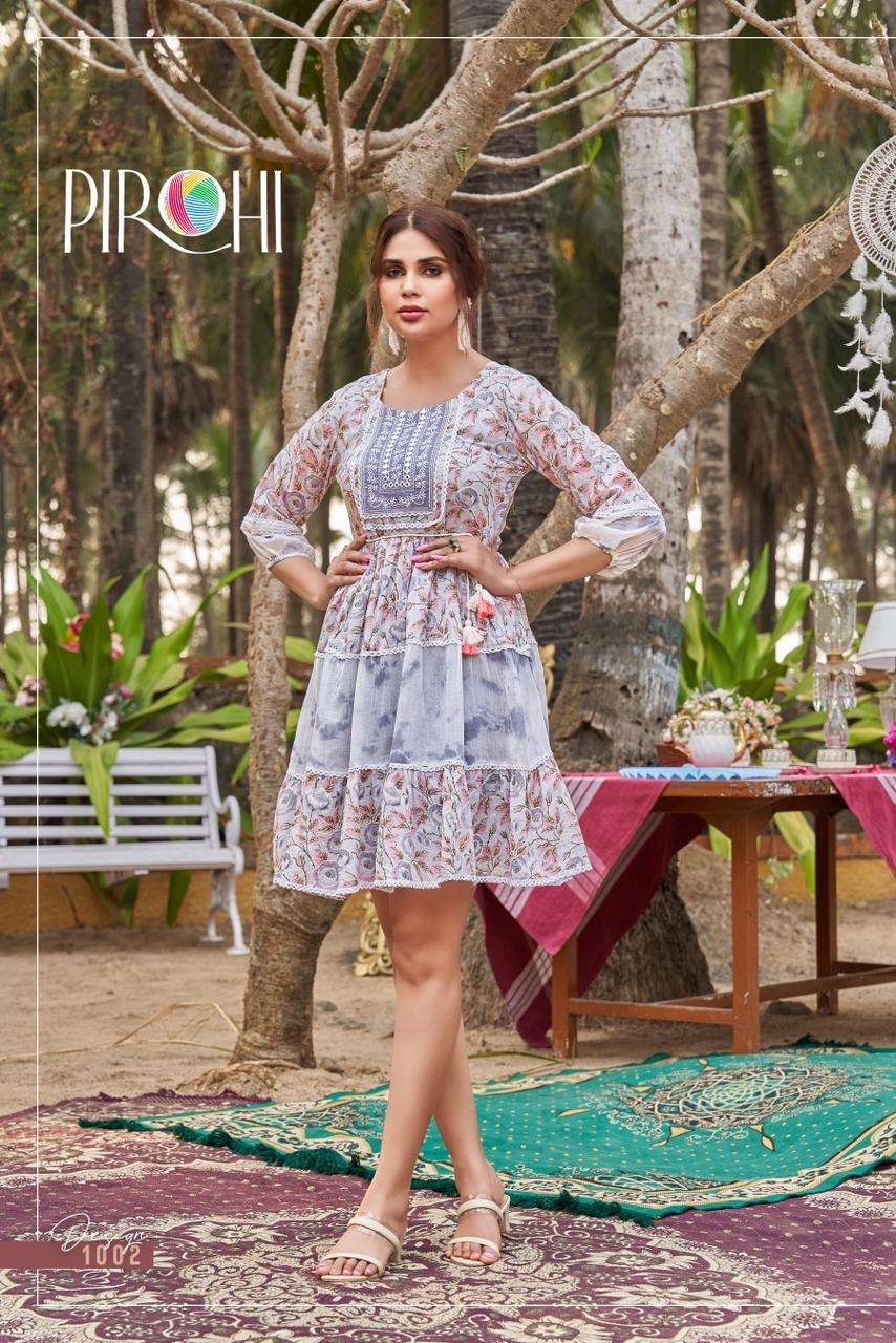 Pirohi  BAWAAL Pure Mul print Kurti Wholesale catalog