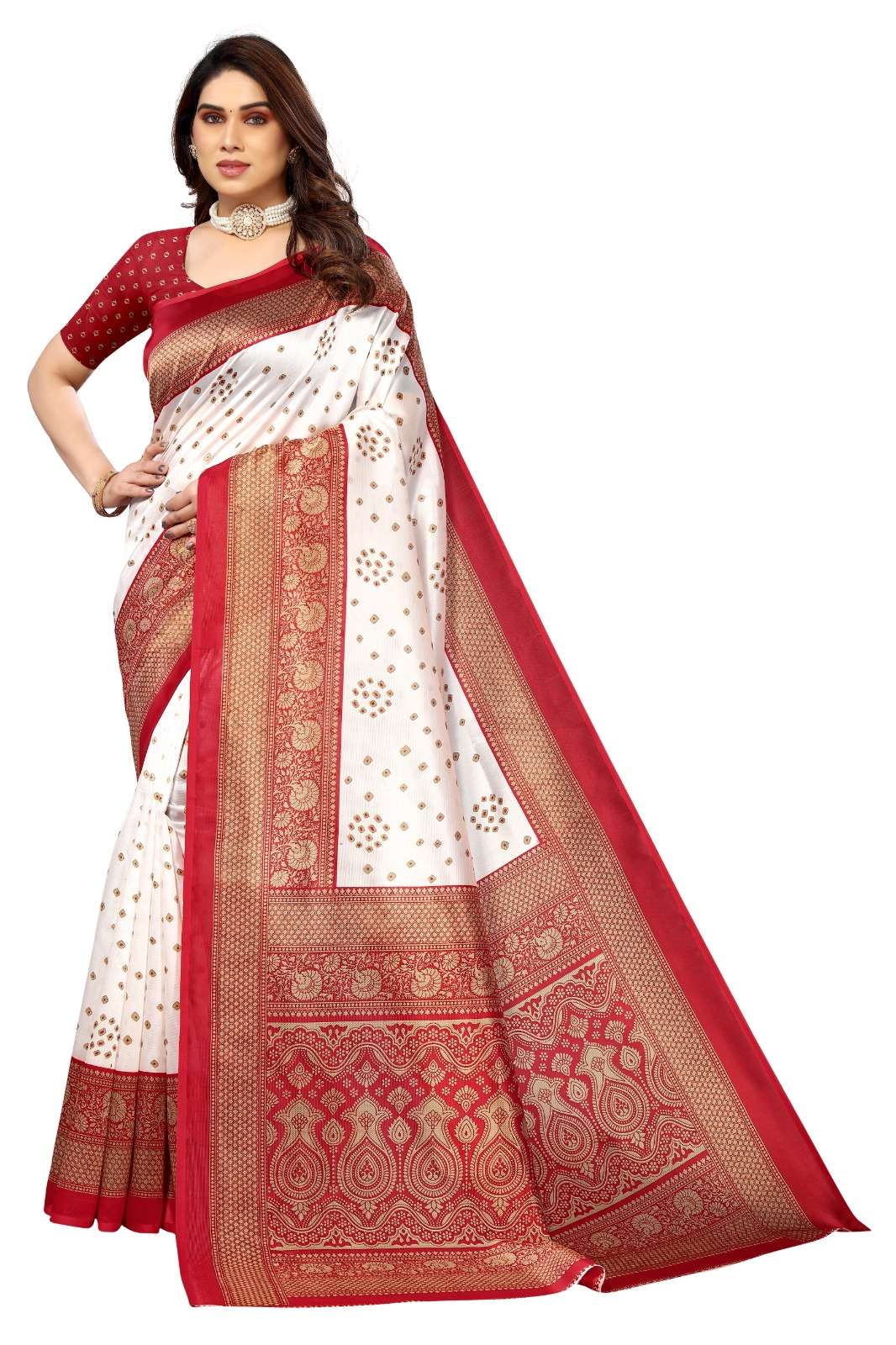 Printed Art Silk 25 Casual Wear Art Silk Saree Wholesale catalog