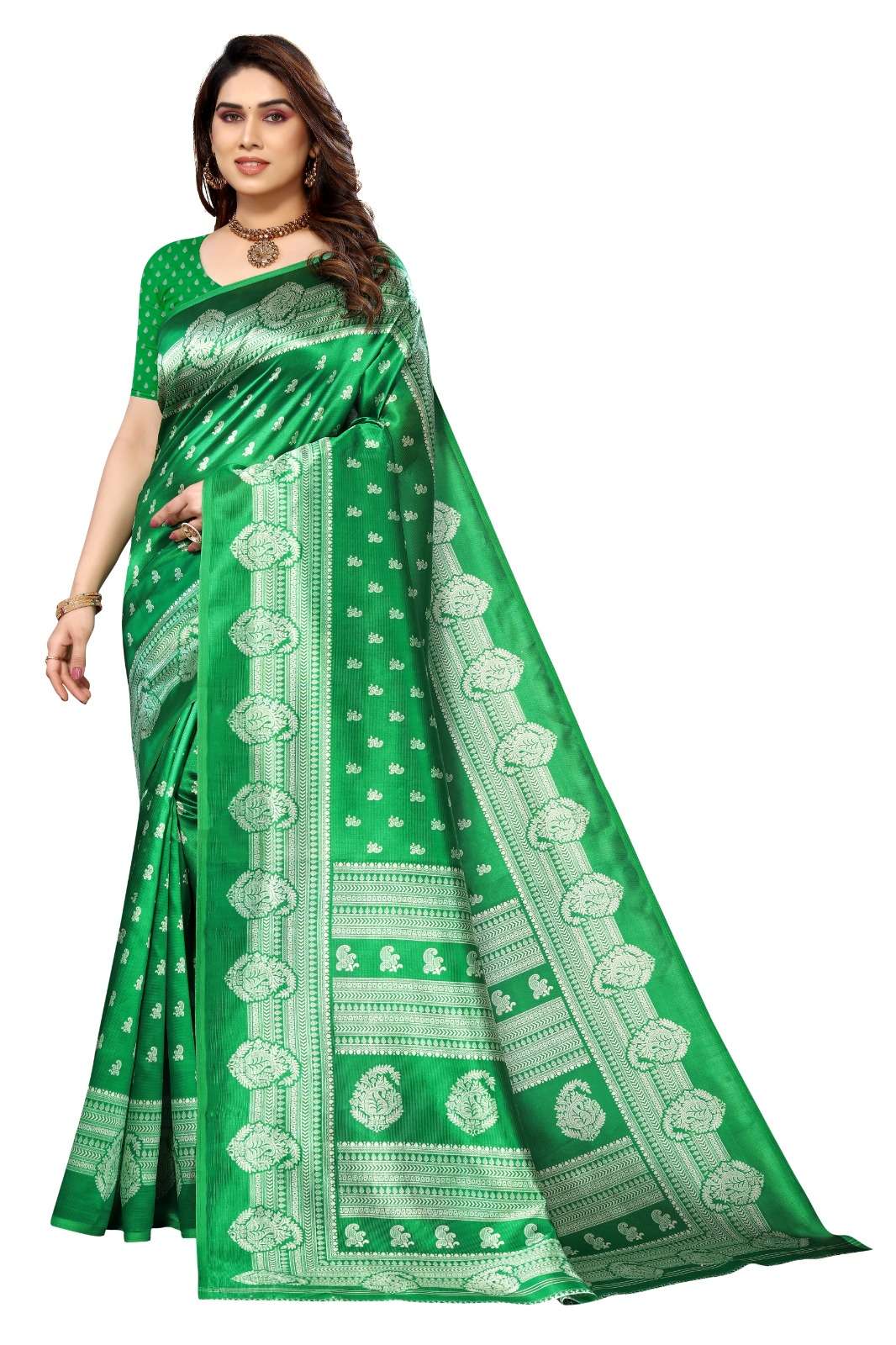 Printed Art Silk 26 Casual Art Silk Saree Wholesale catalog
