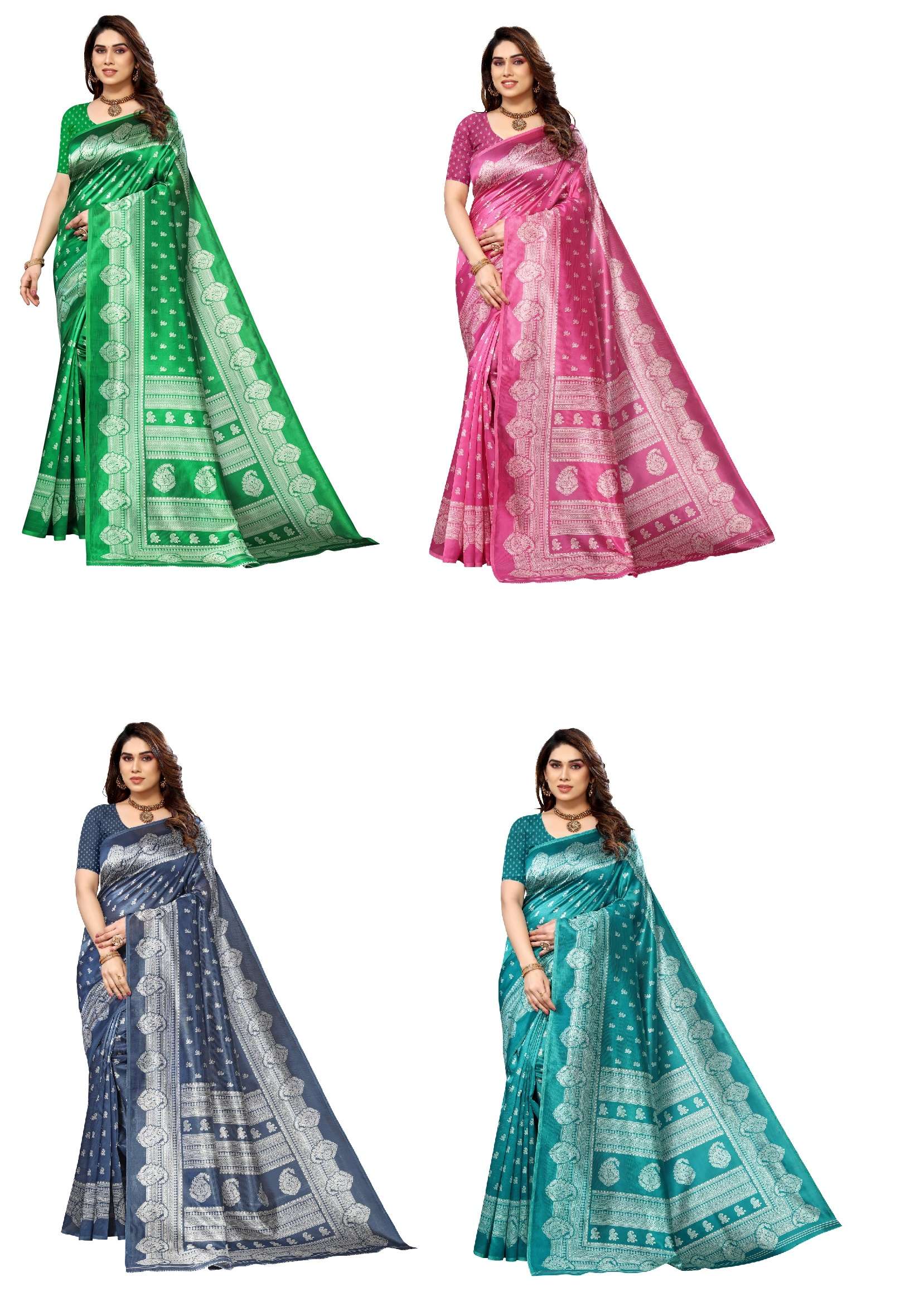Printed Art Silk 26 Casual Art Silk Saree Wholesale catalog