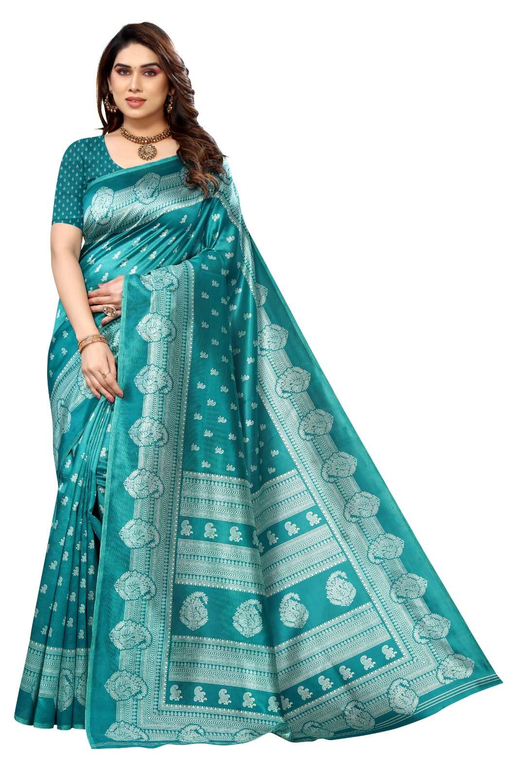 Printed Art Silk 26 Casual Art Silk Saree Wholesale catalog