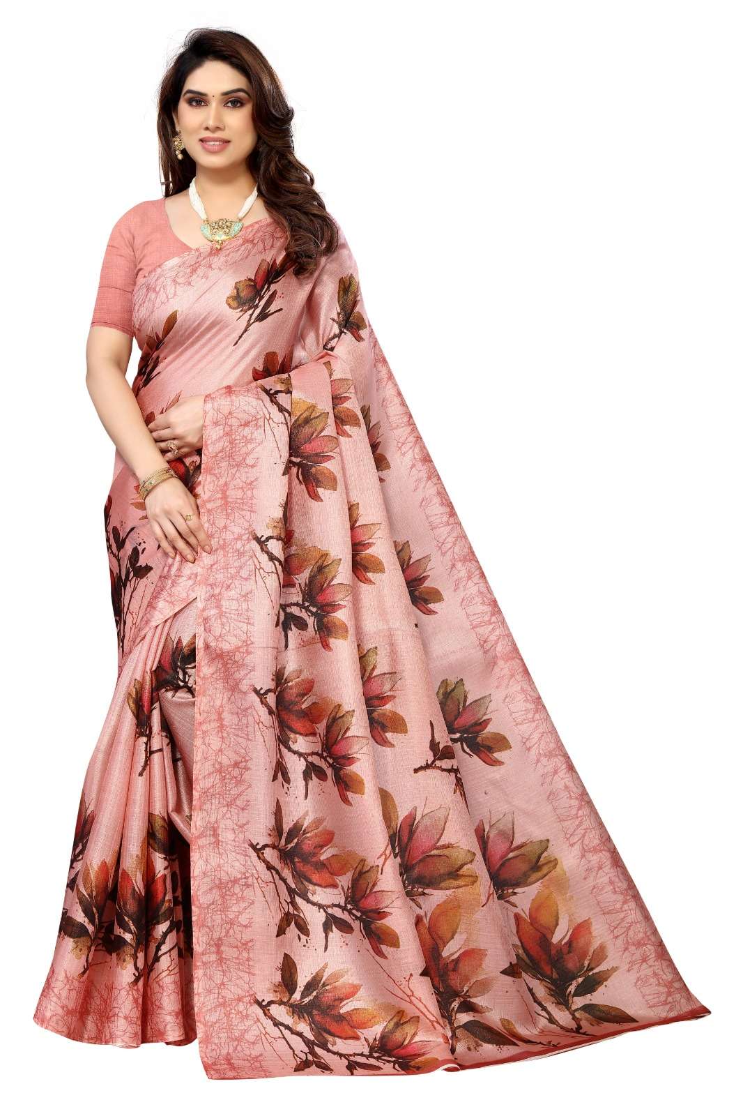 Printed Silk Vol 2 Floral Khadi Silk Saree Wholesale catalog
