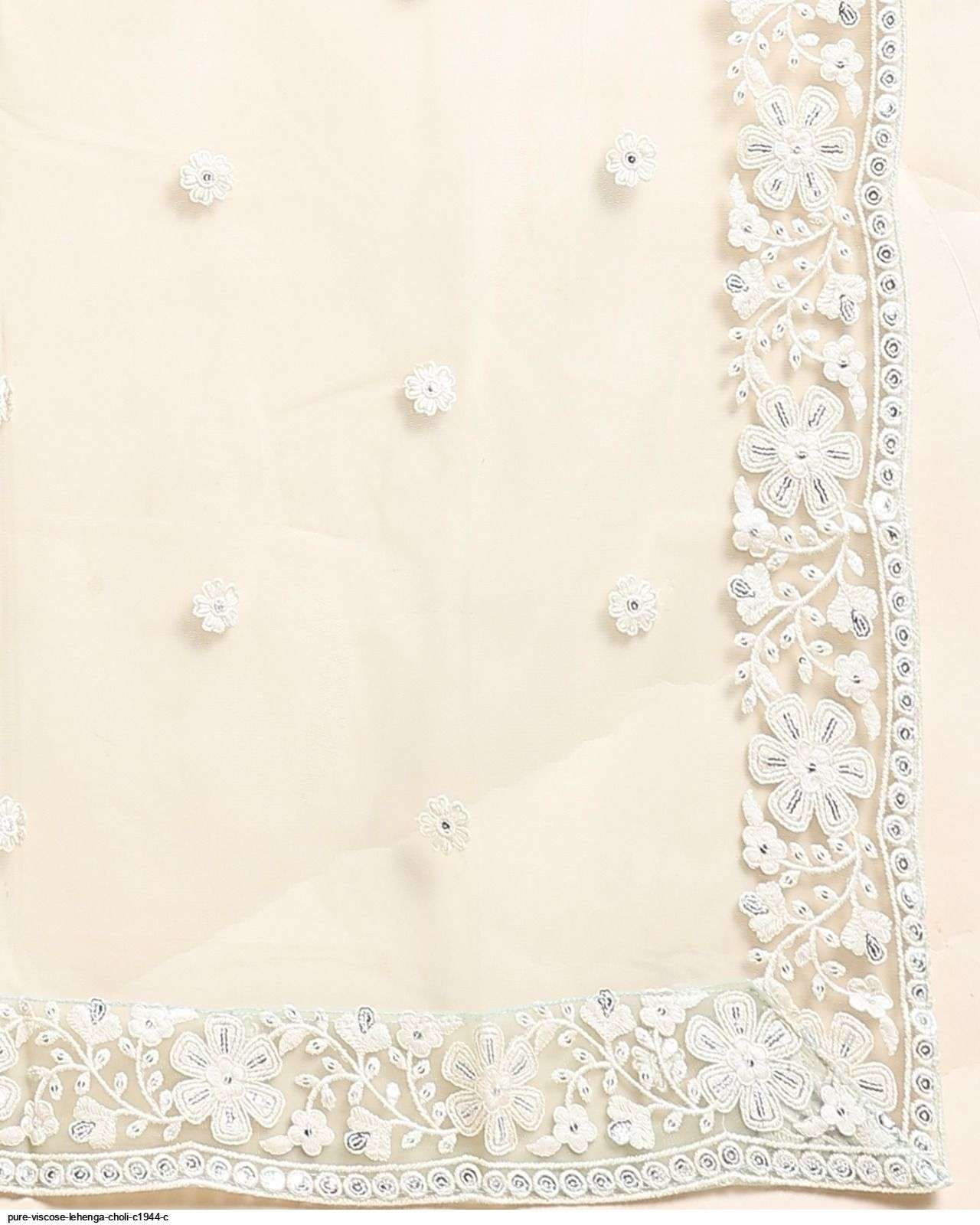 PURE VISCOSE SKY BLUE LEHENGA CHOLI C1944 C Wholesale catalog