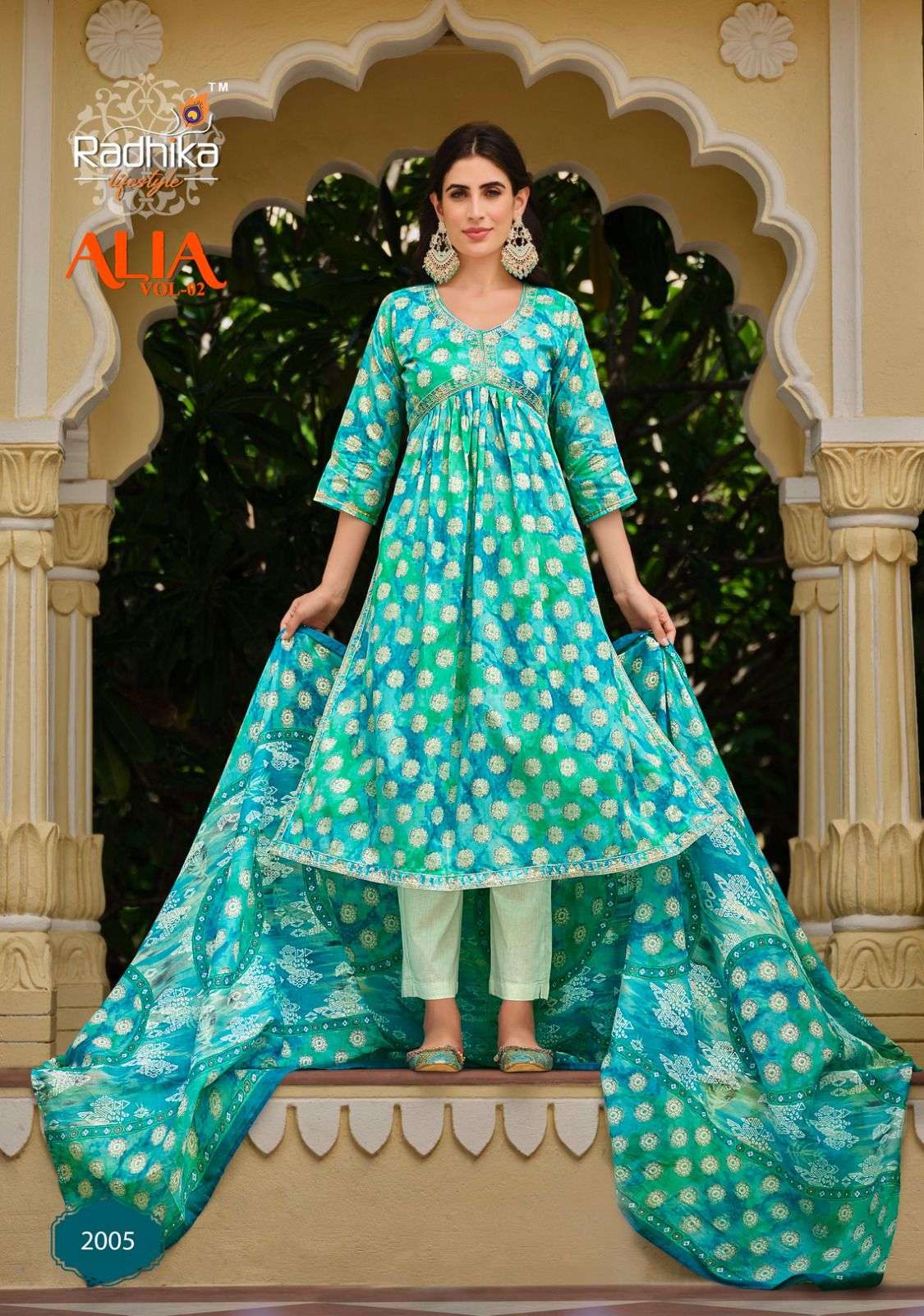 RADHIKA ALIA vol - 2 cotton Kurti Wholesale catalog 