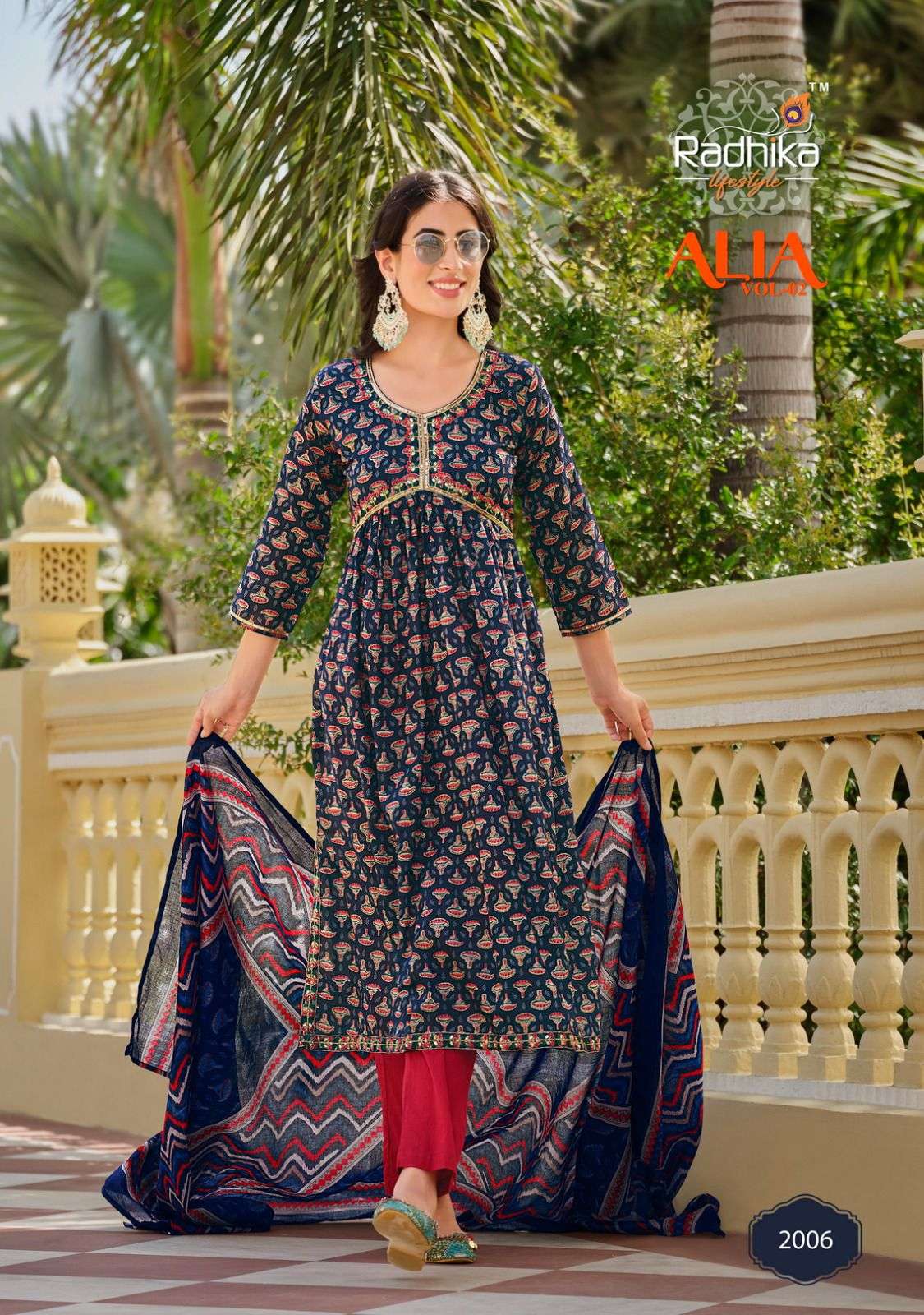 RADHIKA ALIA vol - 2 cotton Kurti Wholesale catalog 