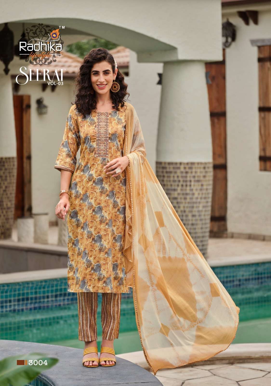 RADHIKA lifestyle SEERAT VOL 3 Kurti Wholesale catalog