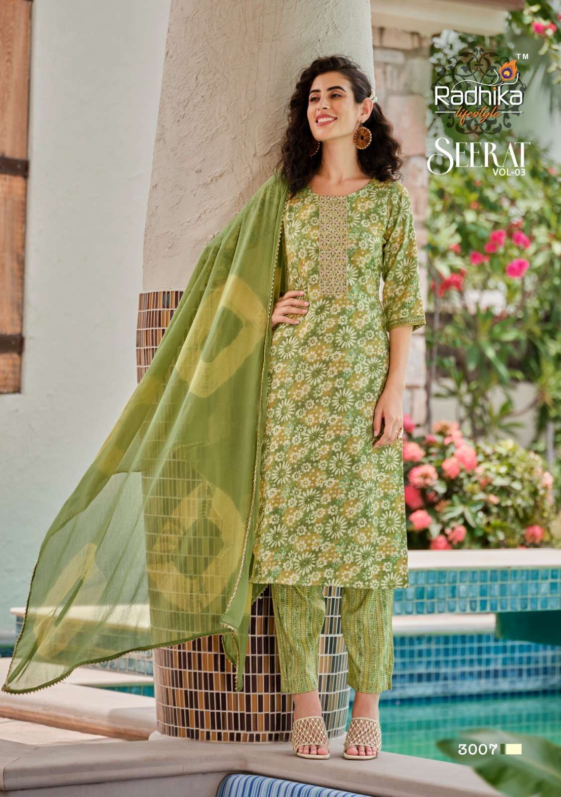 RADHIKA lifestyle SEERAT VOL 3 Kurti Wholesale catalog