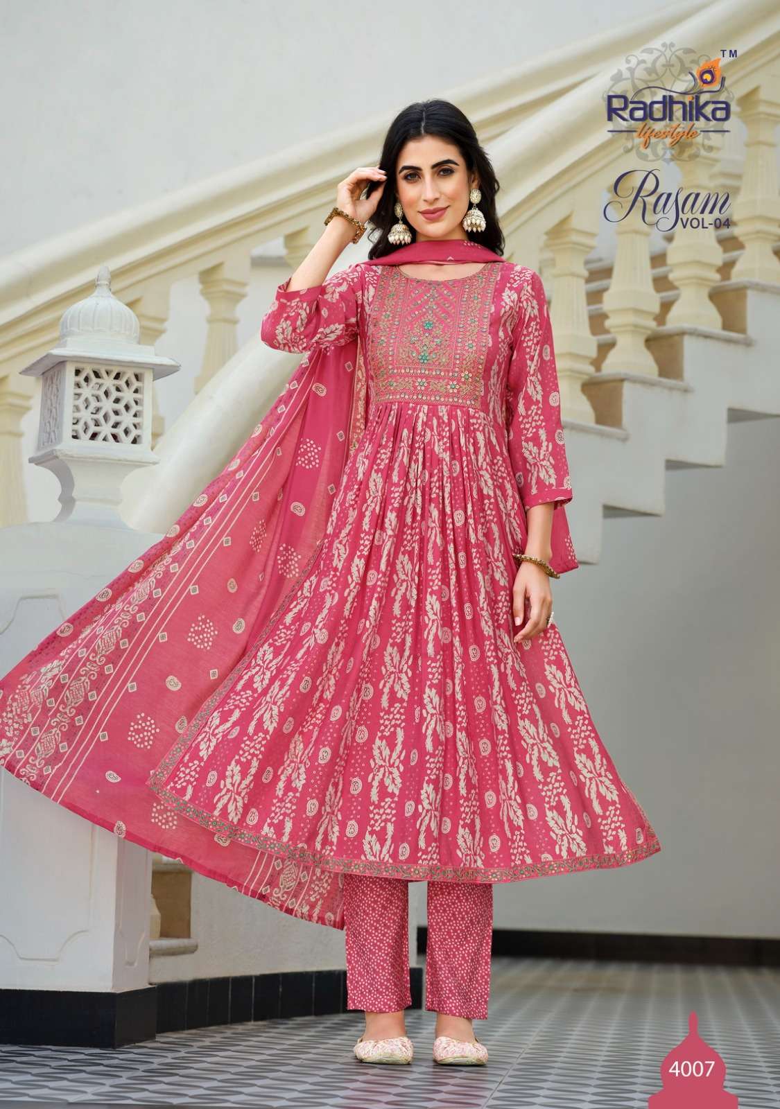 RADHIKA RASAM vol - 4 NAYRA CUT GOWN  Wholesale catalog